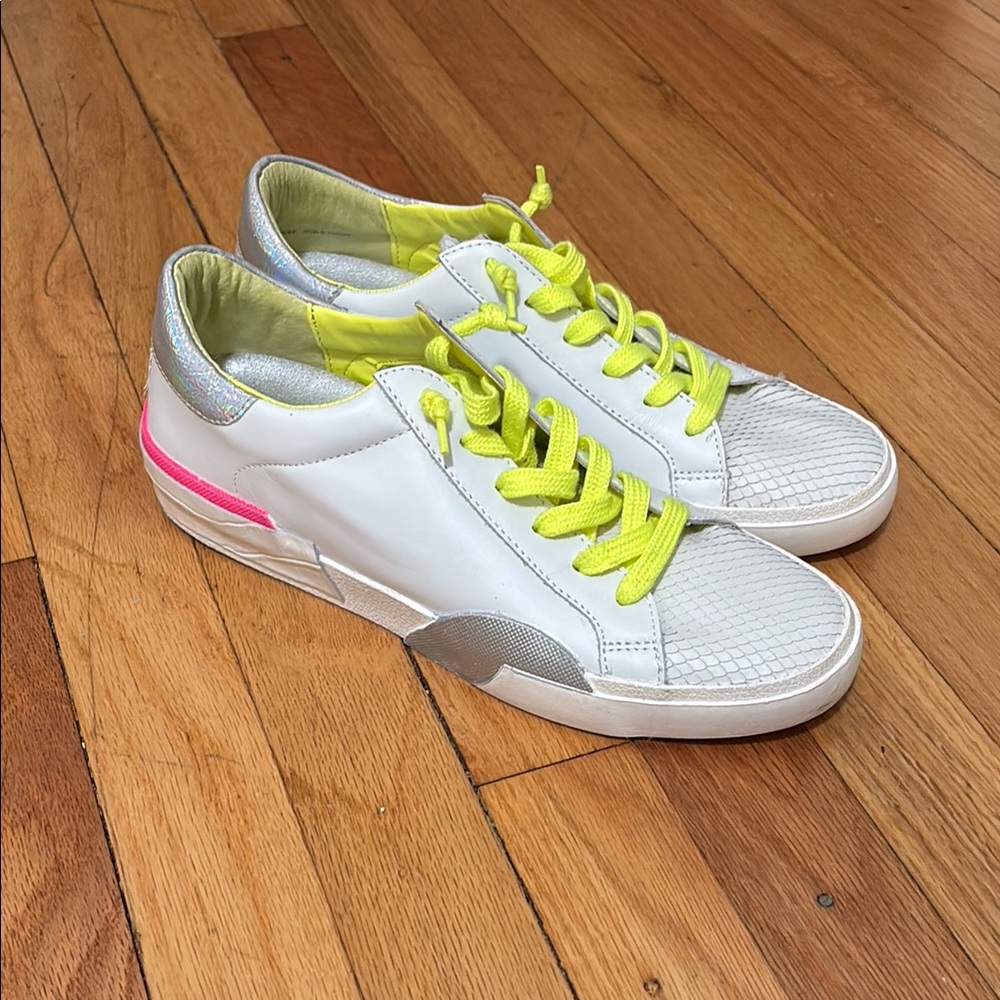 Dolce Vita Neon and Metallic Sneakers